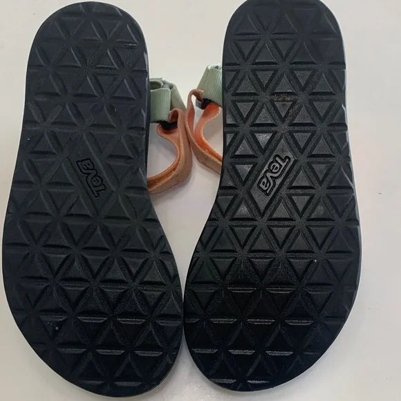 Teva Platform Sandals Women sz 6 peach, mint, purple straps gorpcore perfection - Picture 4 of 5